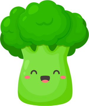Cute Broccoli Illustration